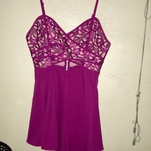 Hot pink romper